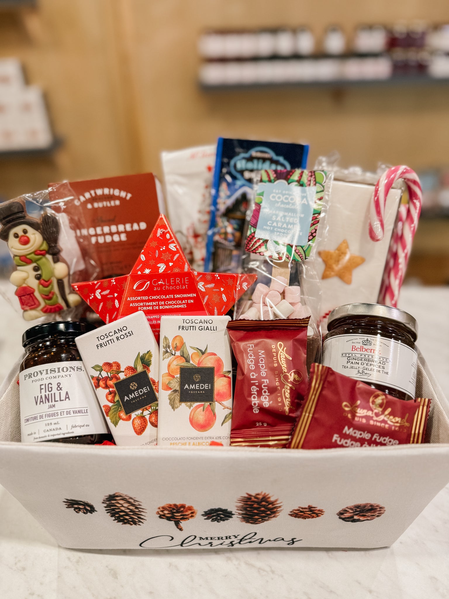 Santa’s Sweet Shoppe Basket
