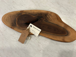 #W625 Black Walnut Charcuterie Board