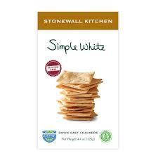 Stonewall Kitchen GF Simple White Crackers